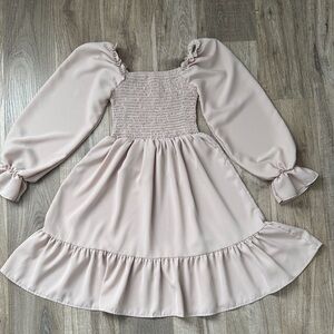 Shein Elegant Cream Women's Dress Size S